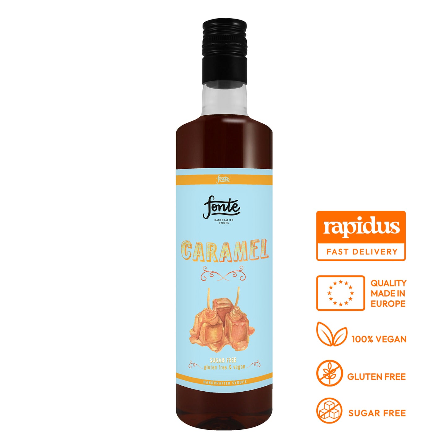 FONTE Caramel Syrup Sugar- Free