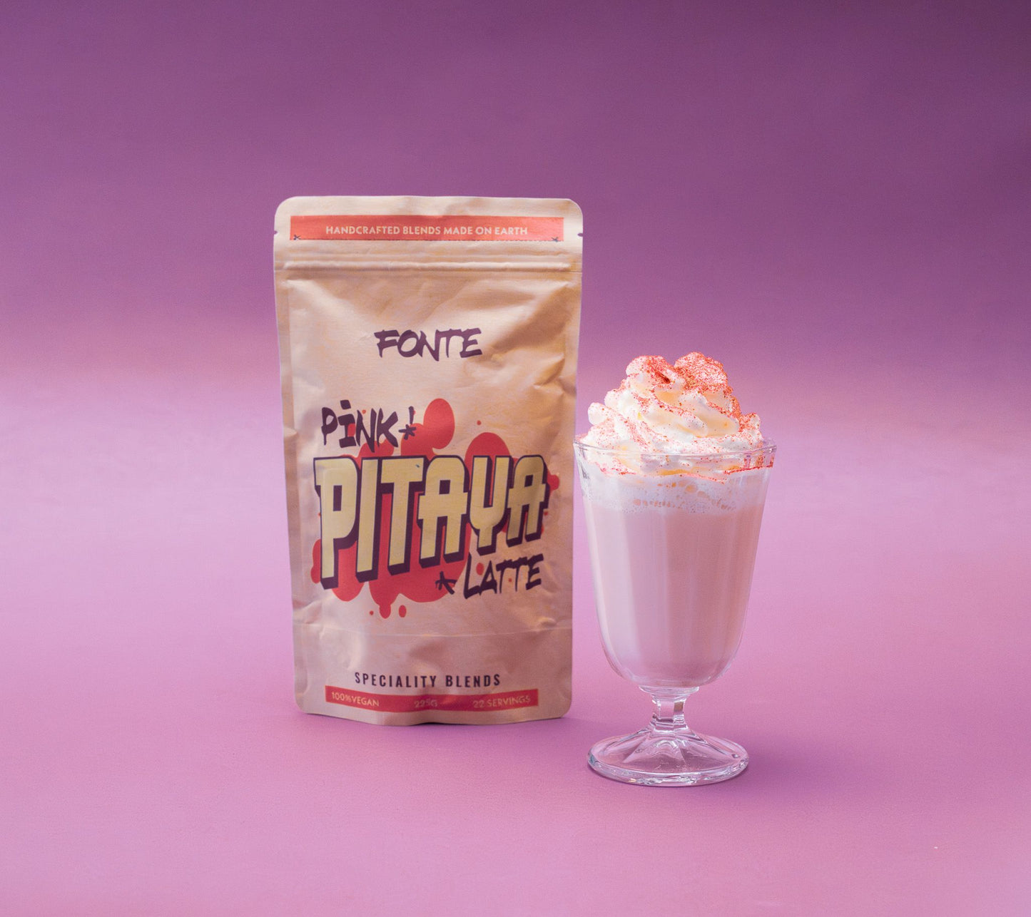 FONTE Pink Pitaya Latte