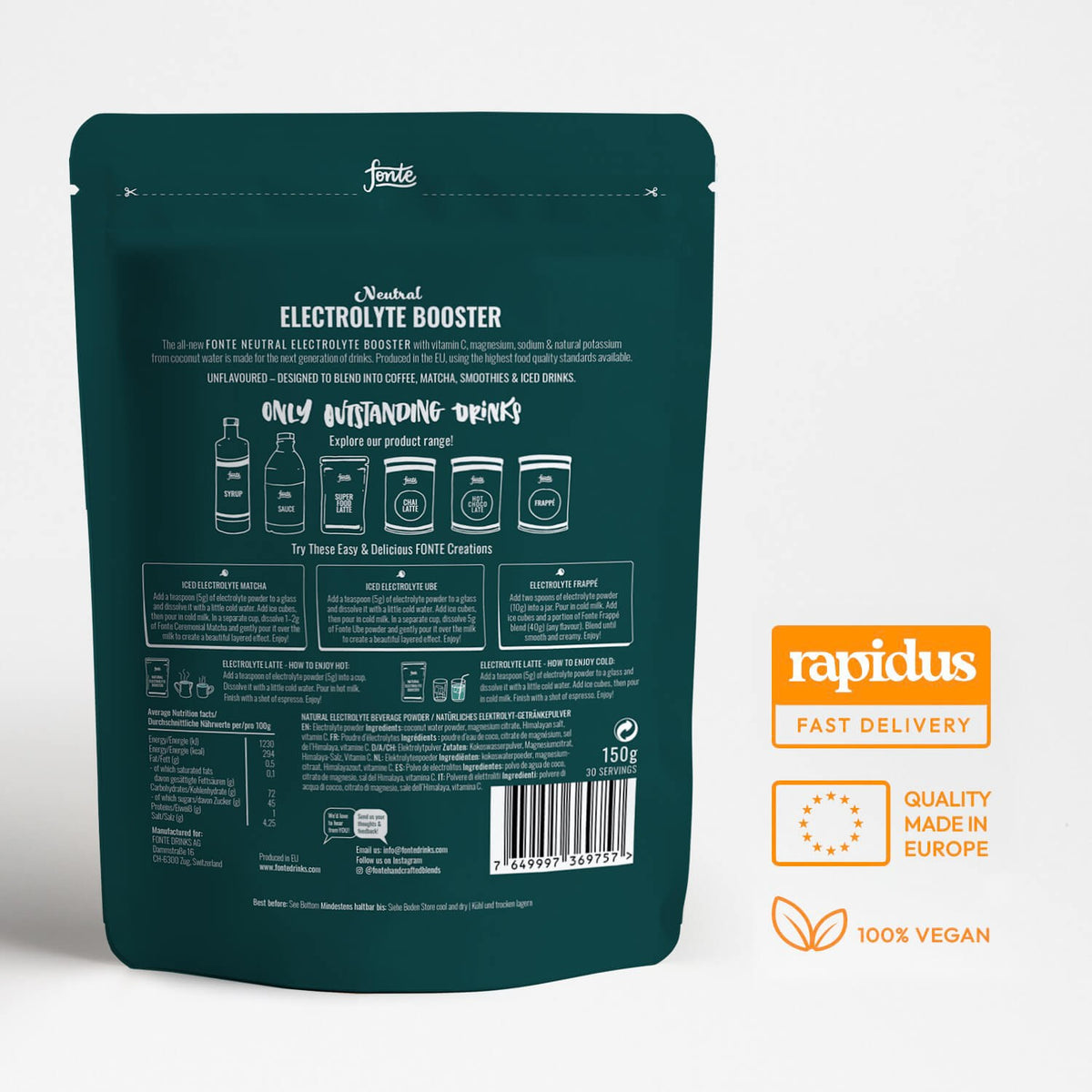 Fonte Neutral Electrolyte Booster